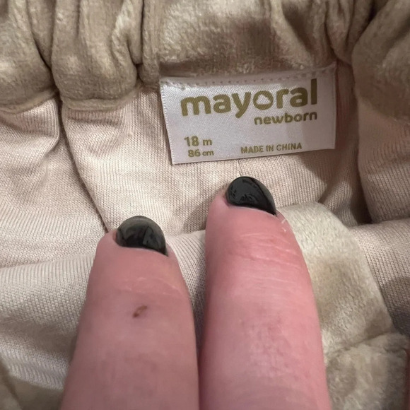 Mayoral Velvet Soft Pull On Tan/Golden Shorts - Picture 3 of 5